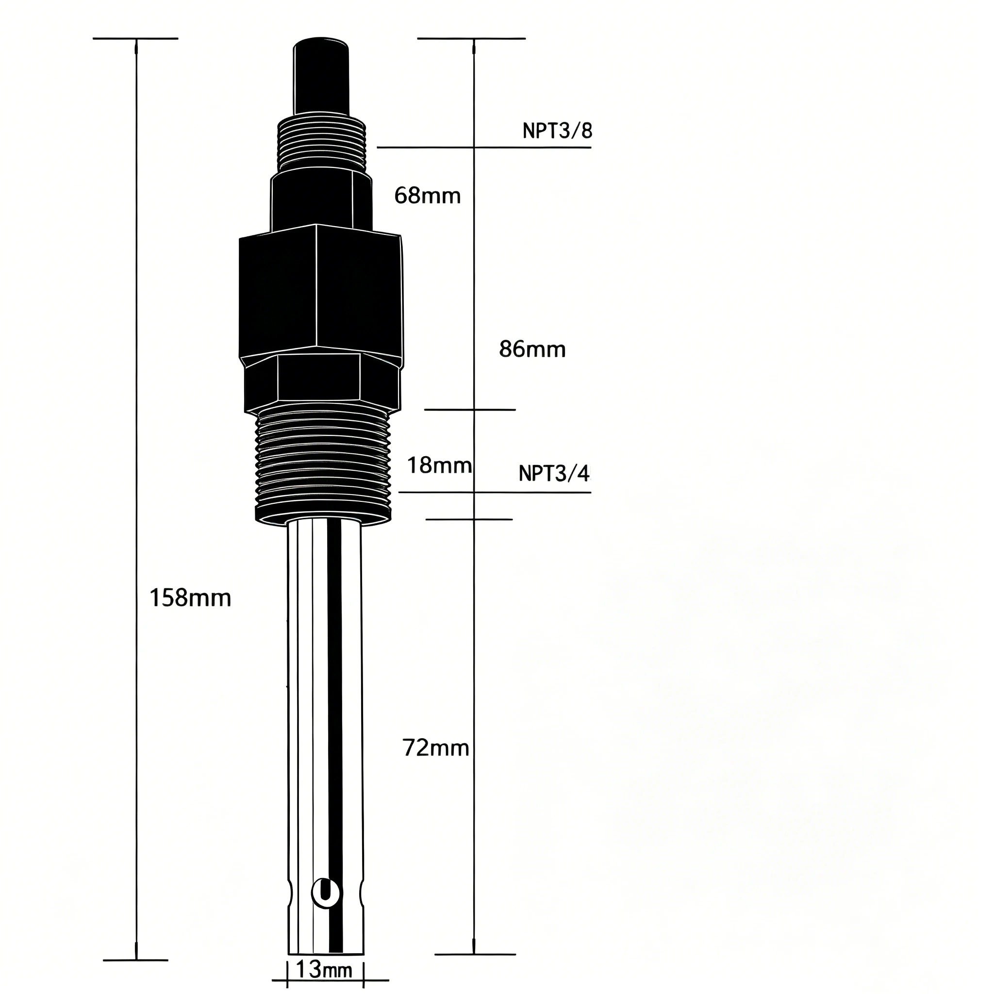 Tds Sensor Types TDS Sensor | CDT-1T4B TDS Meter Sensor For Water Quality