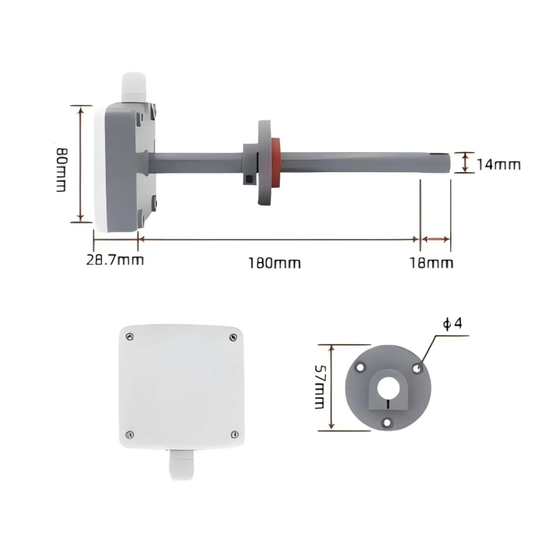 Pipeline wind speed sensor