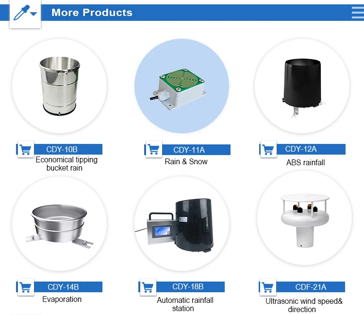 Precipitation & Evaporation Sensors