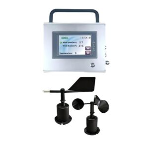 Wind speed sensor recorder