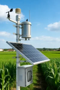 Weather station environmental monitoring