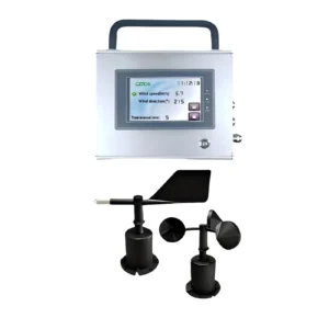 WIND SPEED DATA LOGGER & DIRECTION DISPLAY RECORDER