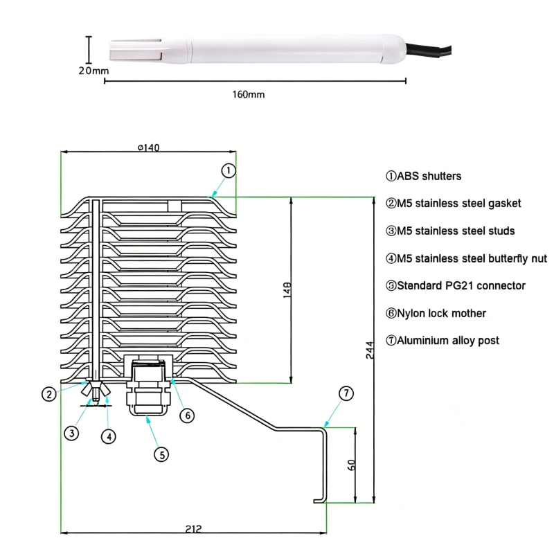 Handheld Wind Speed Anemometer
