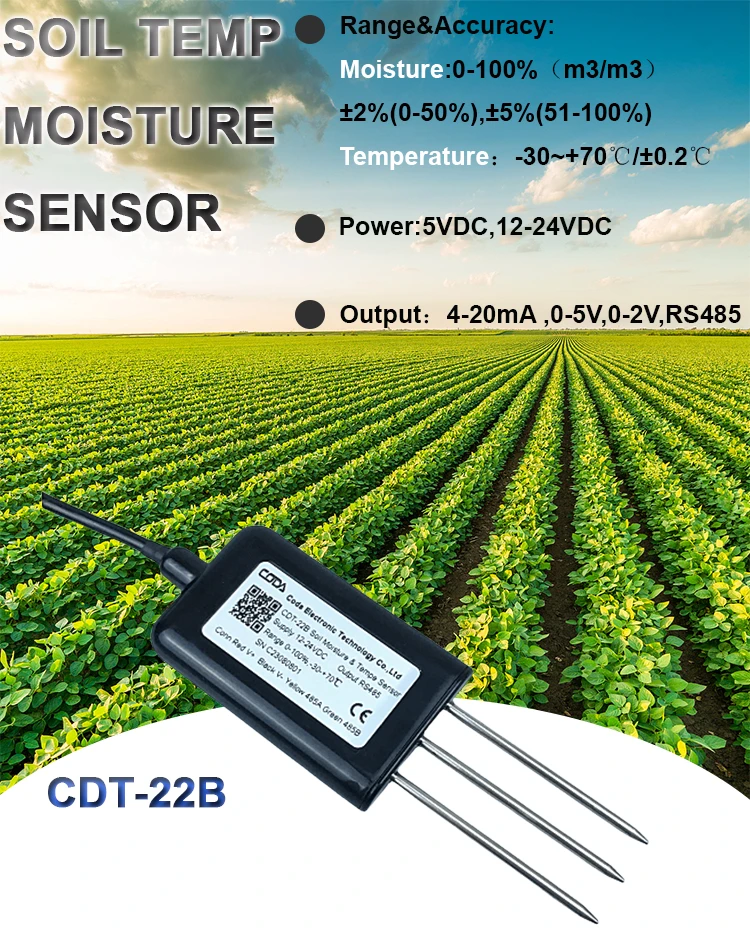 Soil Moisture Temperature sensor