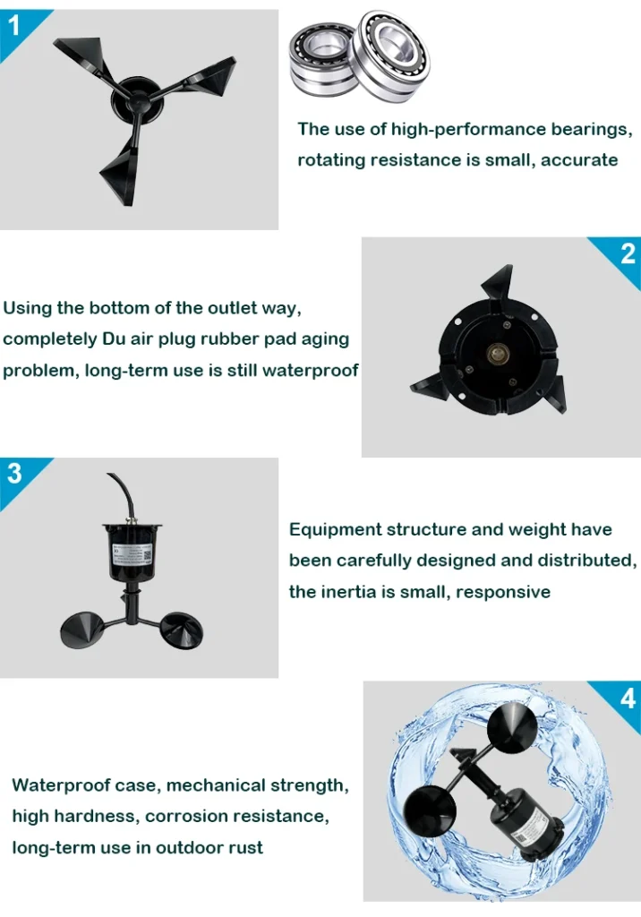 wind-cup wind speed senso