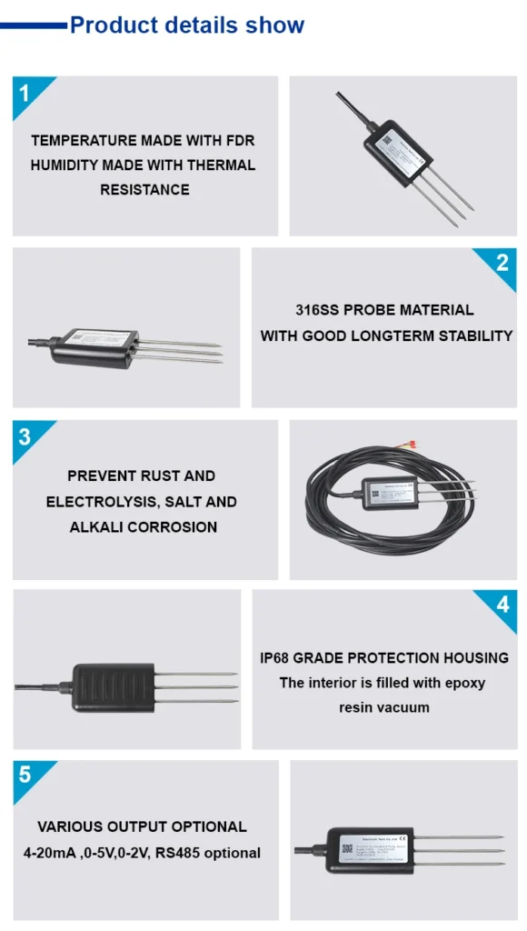 Soil Moisture Temperature sensor