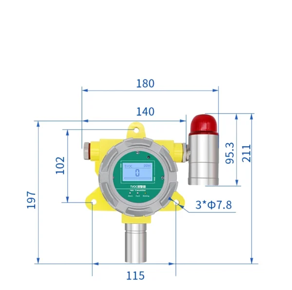 TVOC air quality monitoring sensor