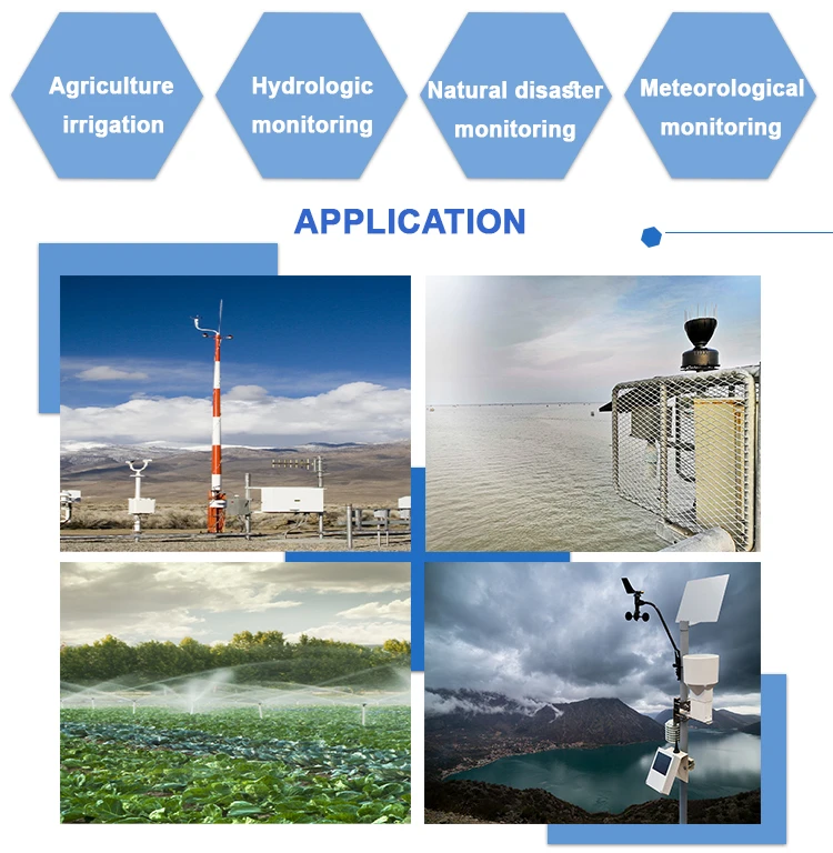 stainless steel tipping bucket rain gauge for meteorology monitor