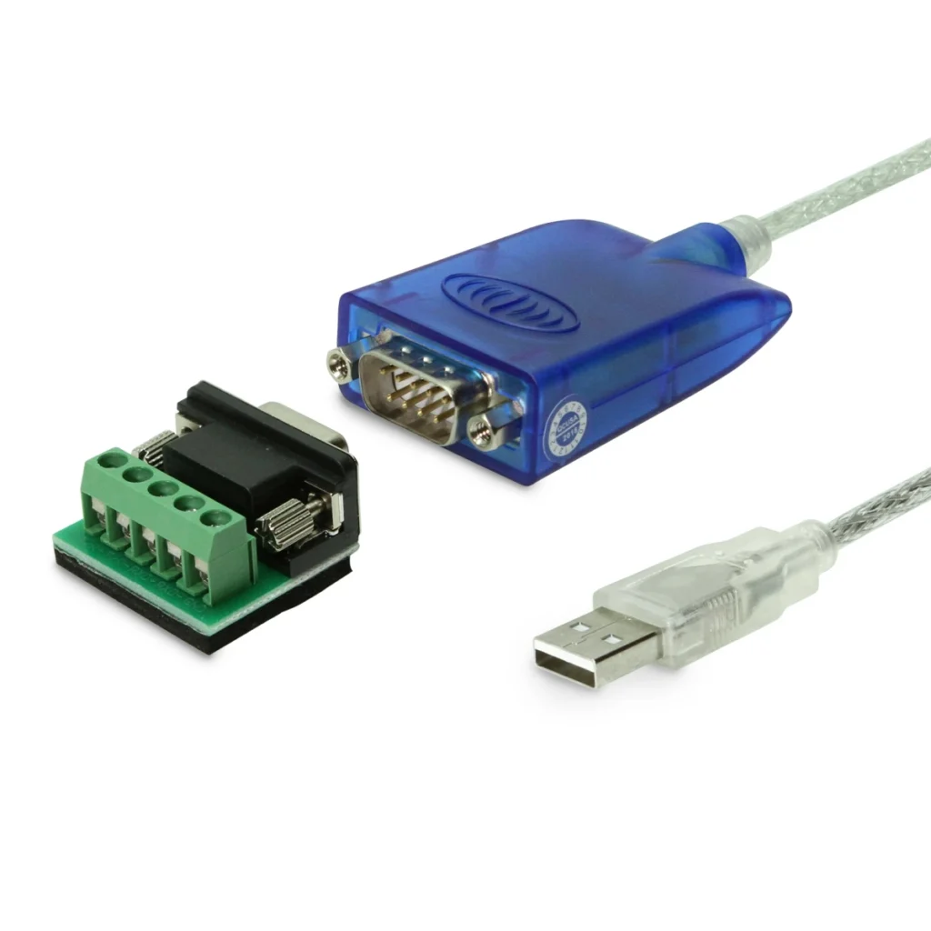 To connect an RS-485 sensor device to a computer