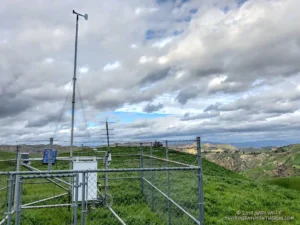 What is a remote weather station?