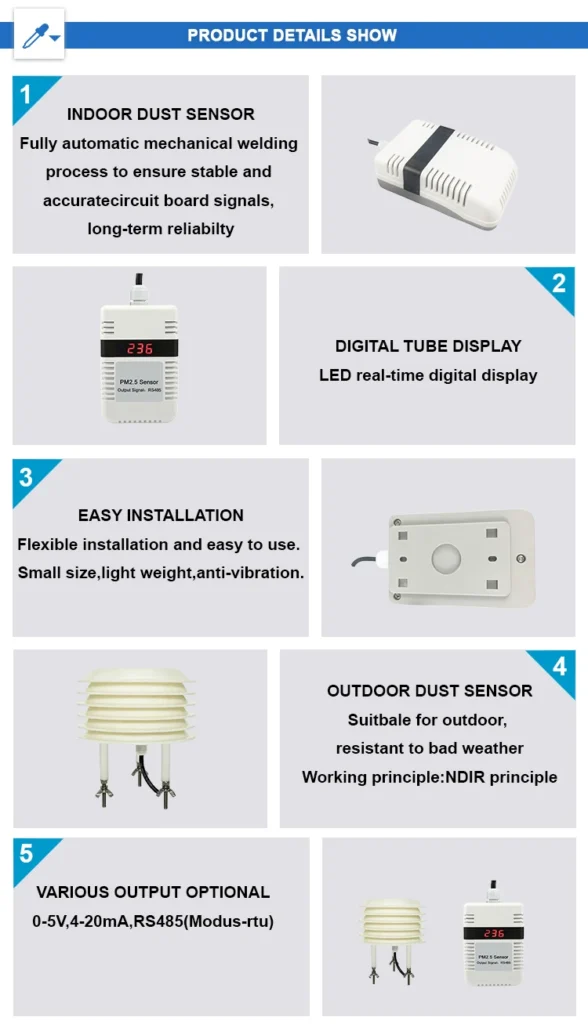 PM 2.5 Dust Sensors