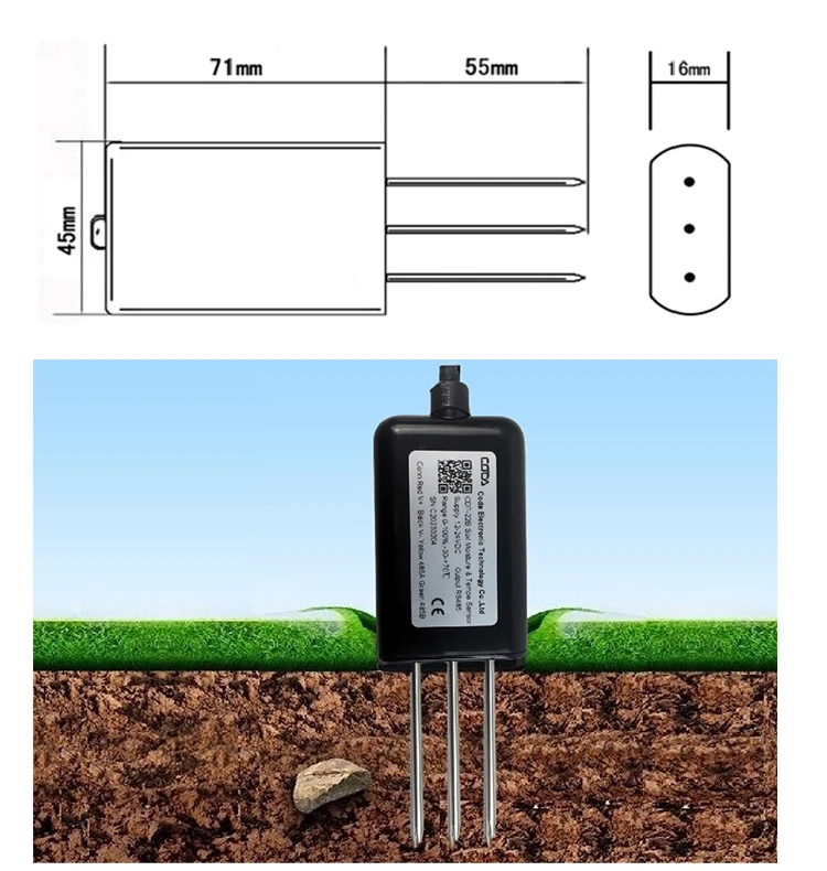 Installation of Soil Moisture Sensors