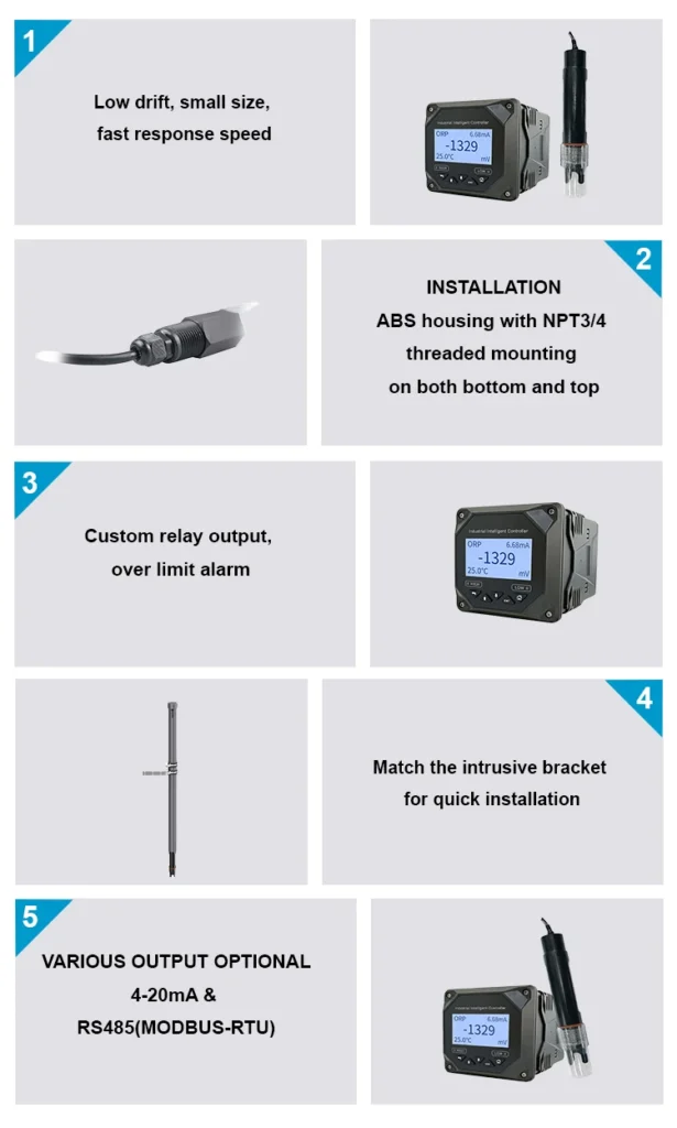 How does an ORP sensor work?