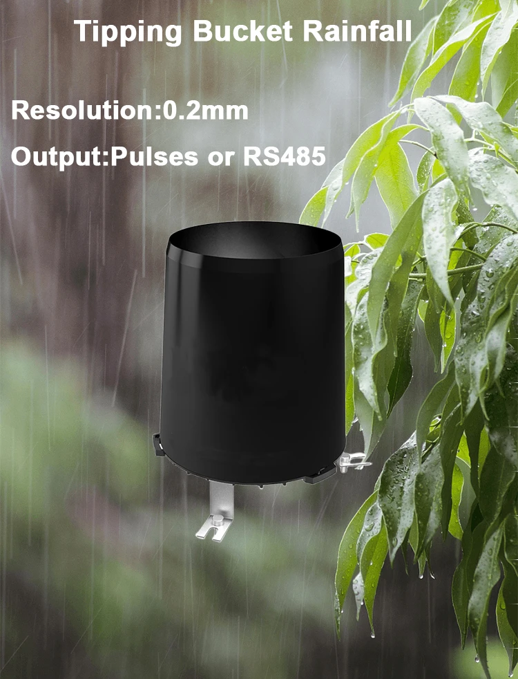 Wireless tipping bucket rain gauge