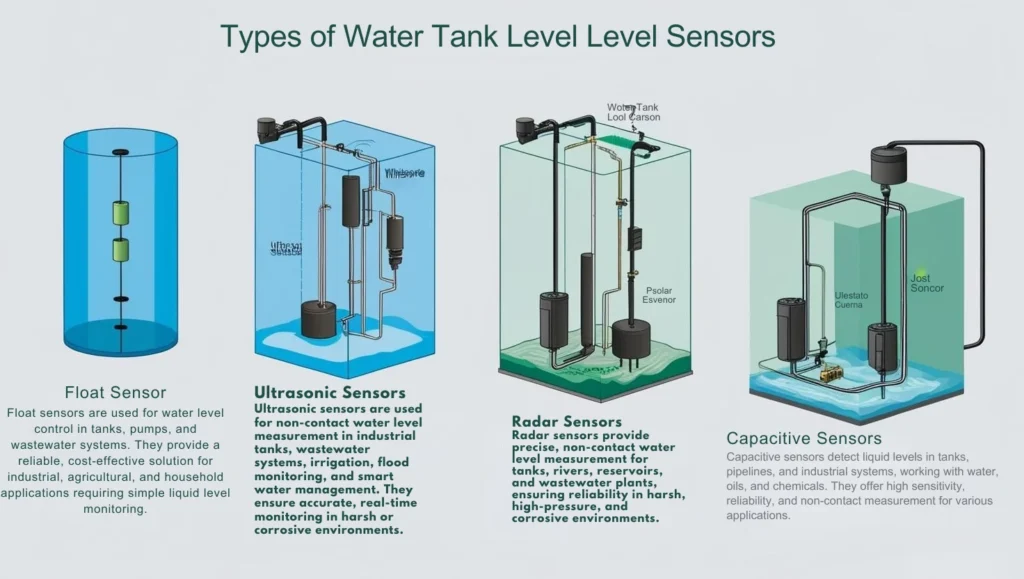 Comparing Types of Water Tank Level Sensors