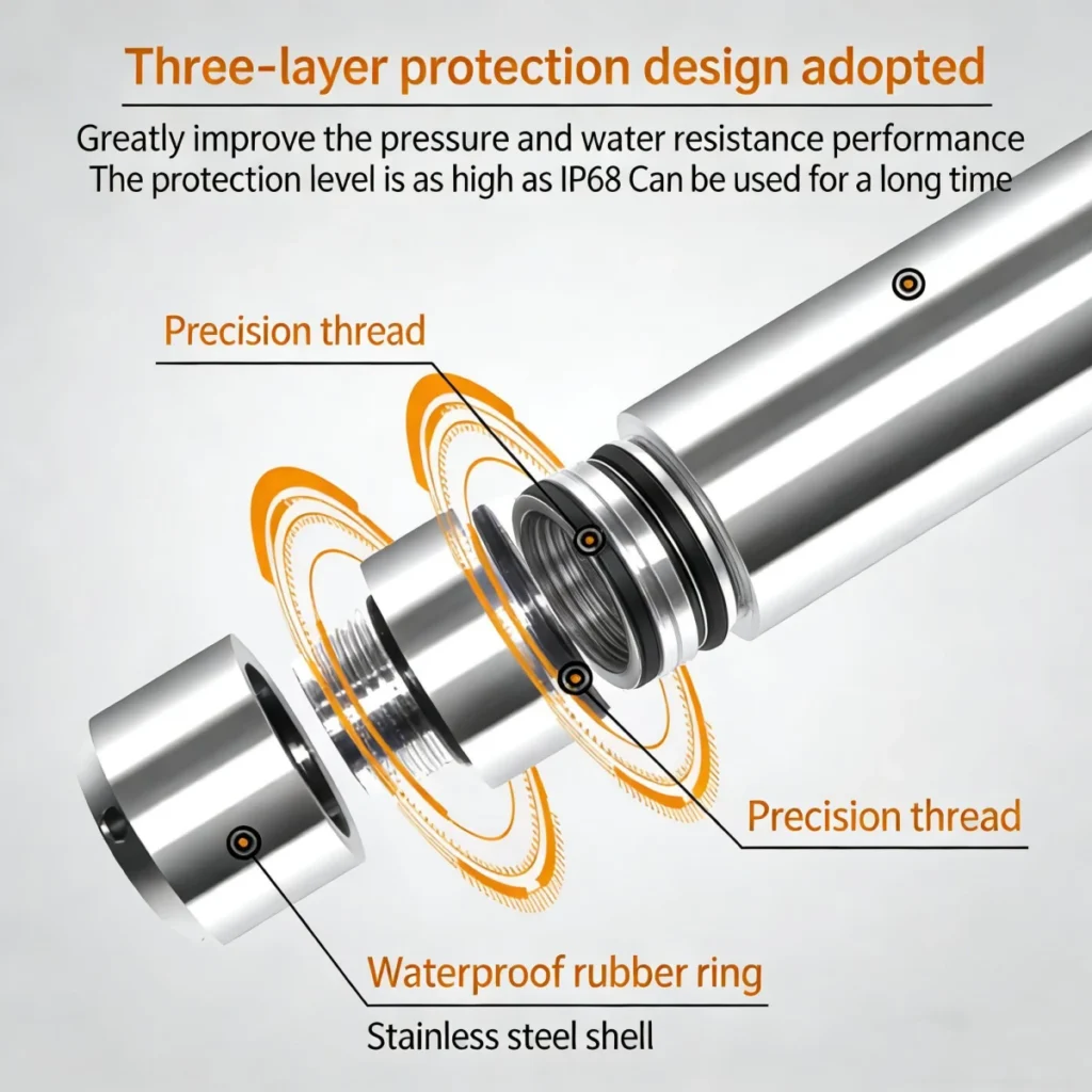 Operating Modes of the Electronic Water Level Depth Gauge